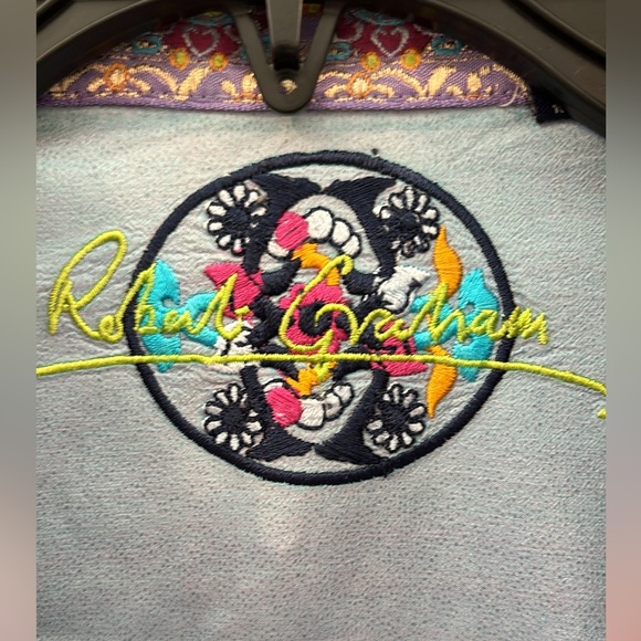 Robert Graham Beautiful Striped Button Down Shirt Size 2XL - Picture 11 of 13